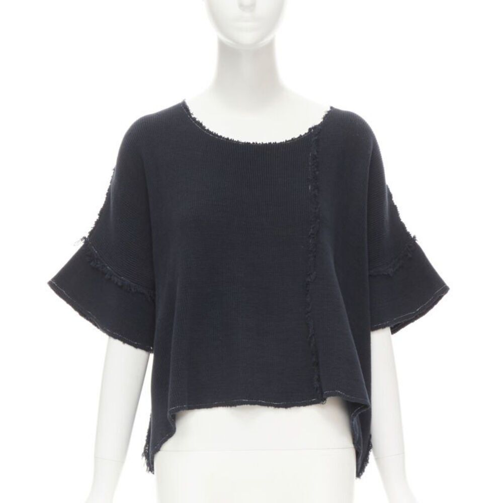 Comme Des Garcons Frayed Boxy Sweater